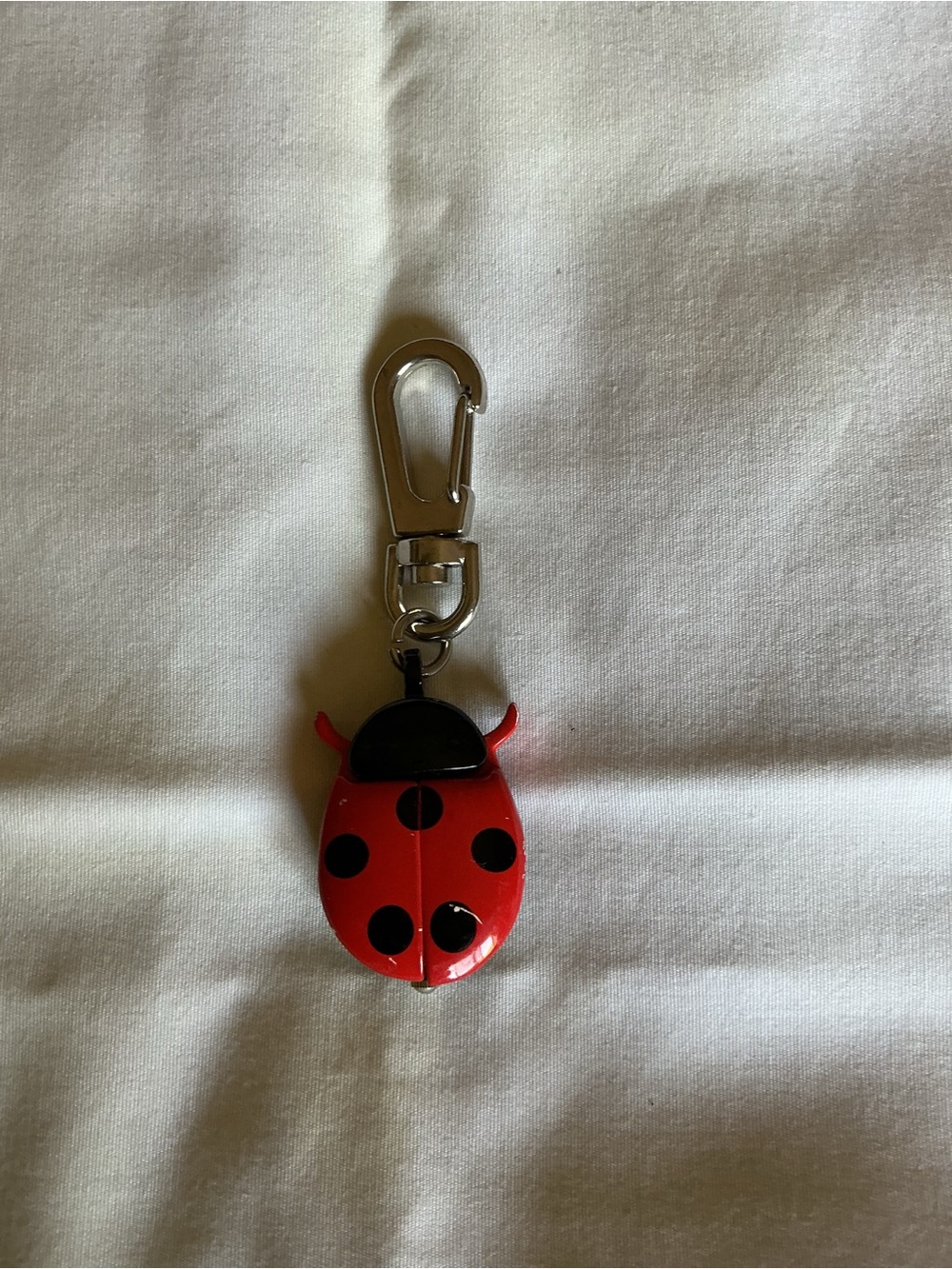 Red Ladybug Keychain Watch clip